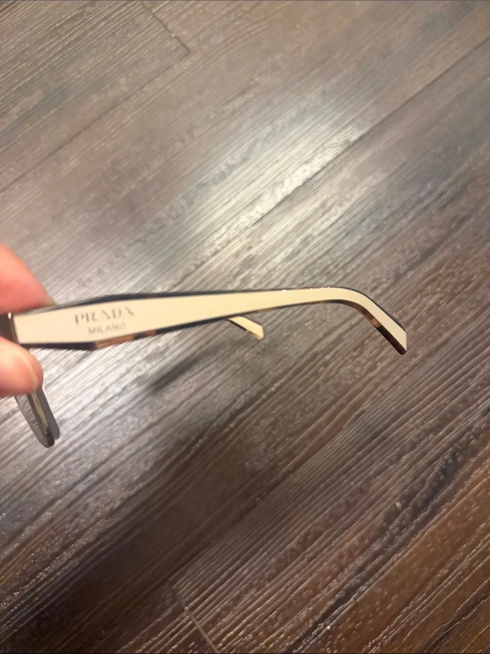 Prada Women Brown and Gold Optical Glasses